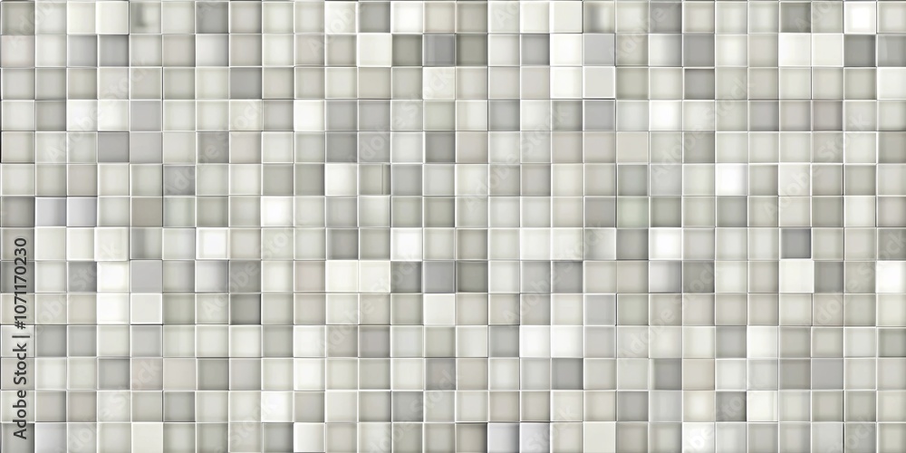 Fototapeta premium A grid of white squares with subtle variations in tone, creating a subtle textured backdrop.