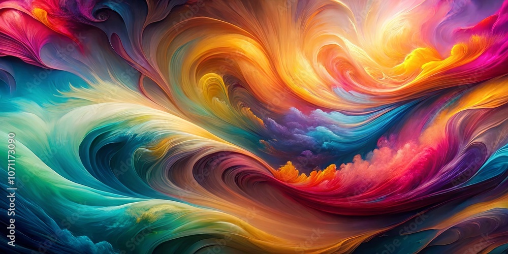 A Tapestry of Swirling Hues, Where Vibrant Colors Interweave and Dance in a Symphony of Abstract Form A Tapestry of Swirling Hues, Where Vibrant Colors Interweave and Dance in a Symphony of Abstract Form
