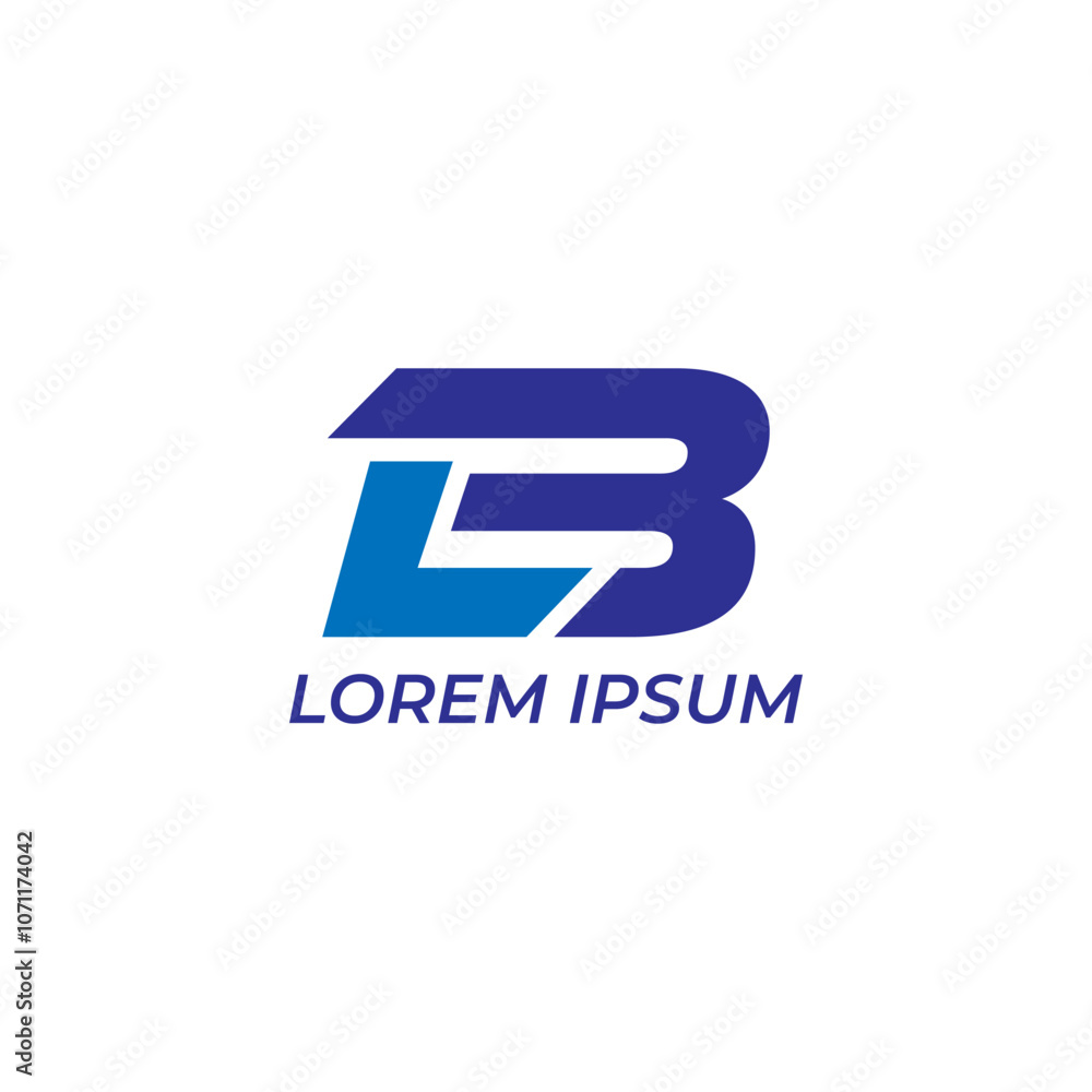 Modern LB Letter Logo Design Modern LB Letter Logo Design