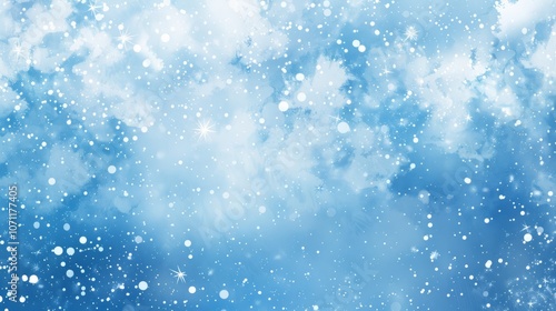 Snowflakes flying winter background wallpaper