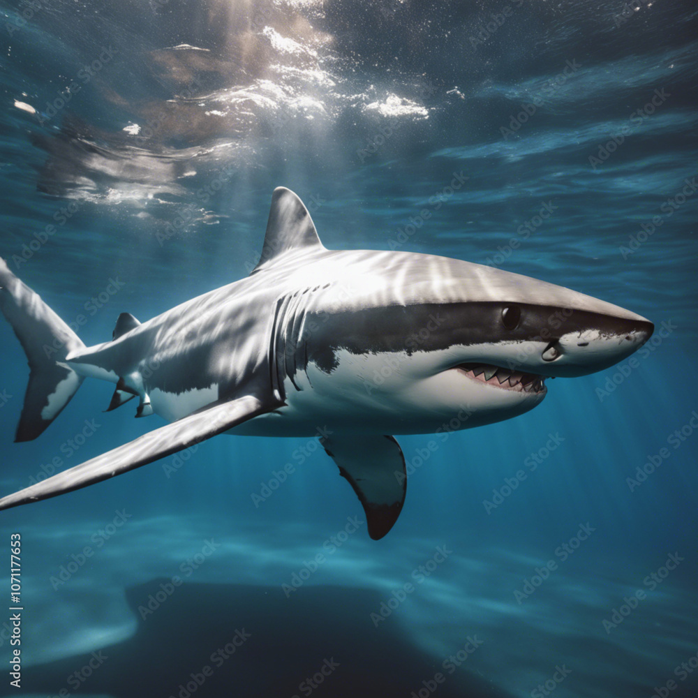 Fototapeta premium Great White Shark
