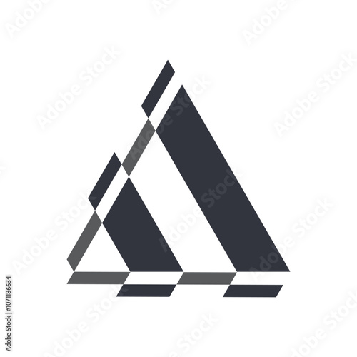Simple Mountain Logo Template Icon