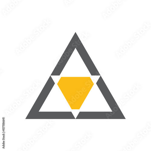 Simple Mountain Logo Template Icon