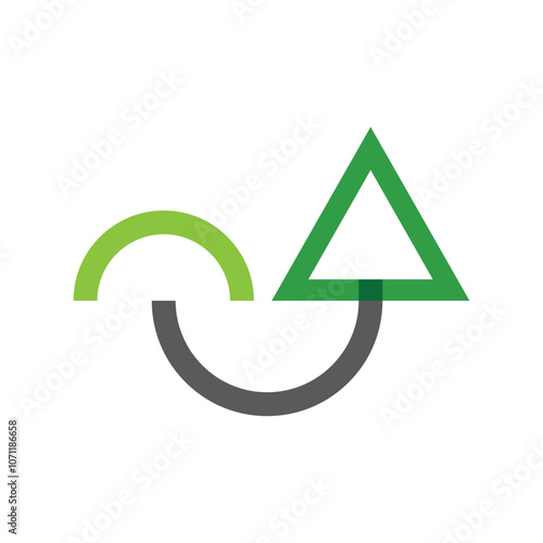 Simple Mountain Logo Template Icon