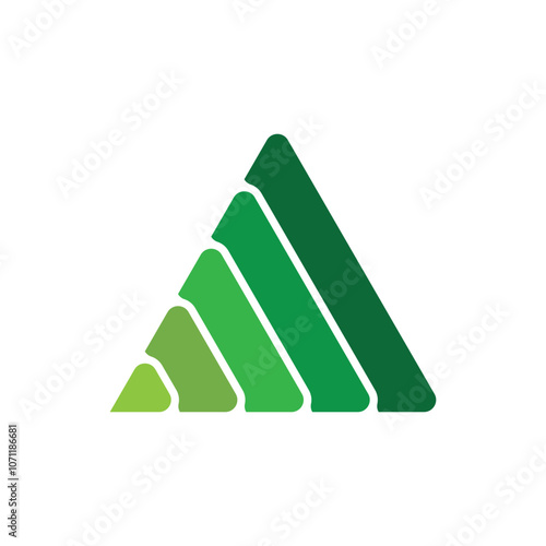 Simple Mountain Logo Template Icon