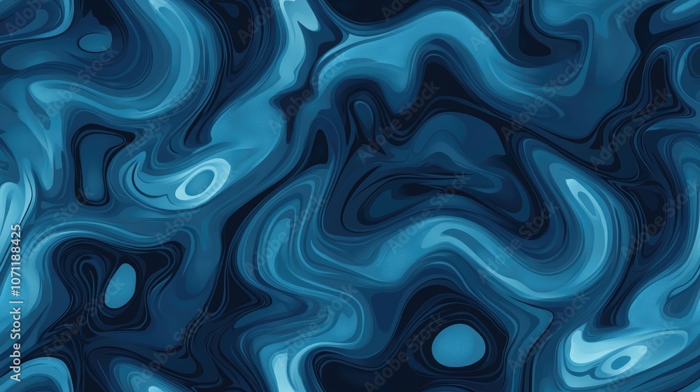 Seamless blue marble fluid art pattern with swirling textures perfect for textile design and wallpapers Seamless blue marble fluid art pattern with swirling textures perfect for textile design and wallpapers