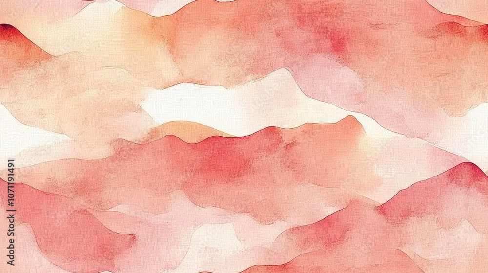 Seamless watercolor pattern in soft peach and pink hues ideal for fabric design and digital backgrounds Seamless watercolor pattern in soft peach and pink hues ideal for fabric design and digital backgrounds