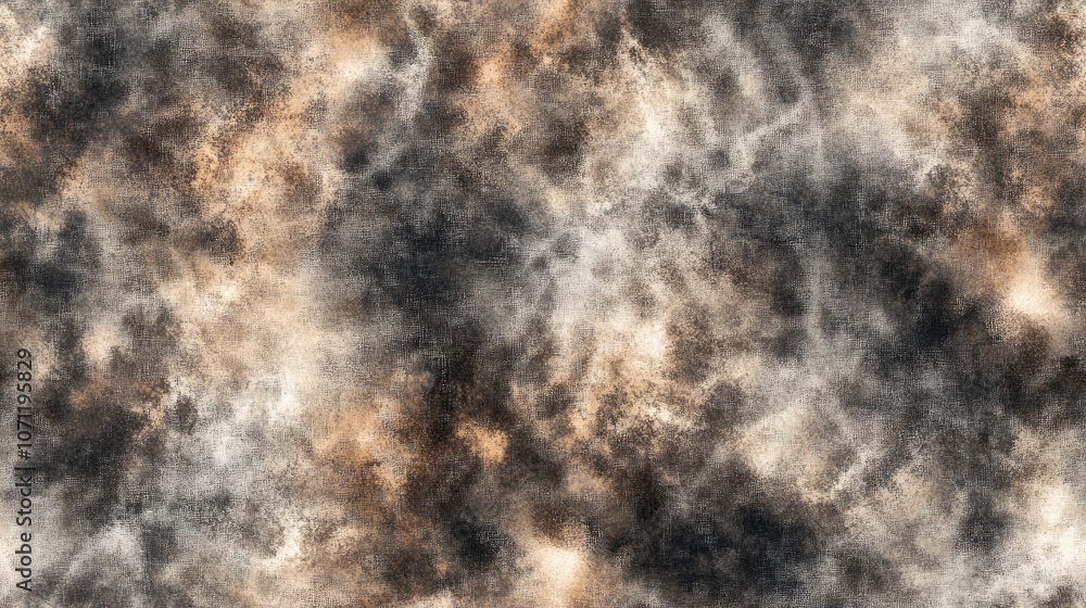 Obraz premium Seamless grey sepia silver grunge textured pattern with warm tones abstract tie dye design for artistic backdrops