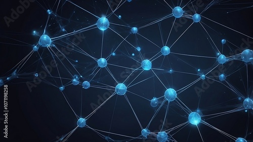 abstract background with worlds connecting 
