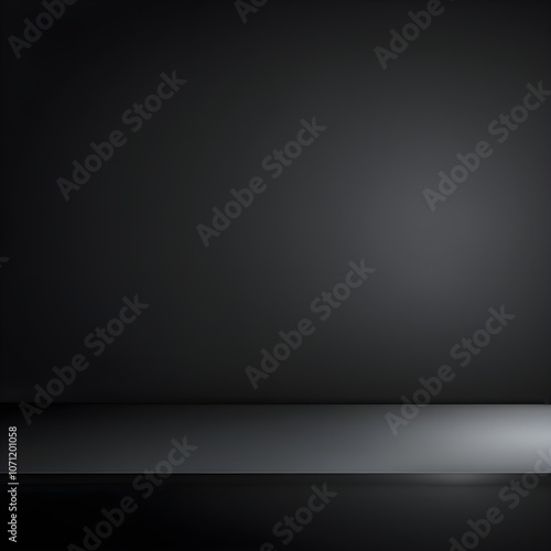 illustration Minimalist black and dark grey gradient background