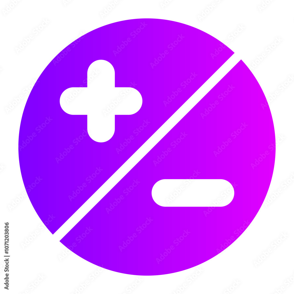 Obraz premium diaphragm gradient icon