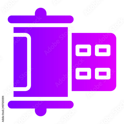 film roll gradient icon