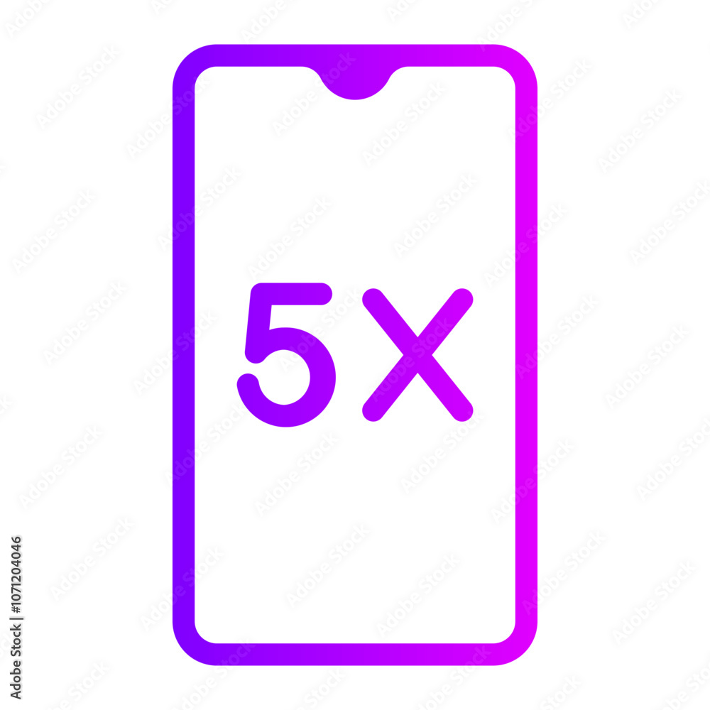 zoom gradient icon zoom gradient icon