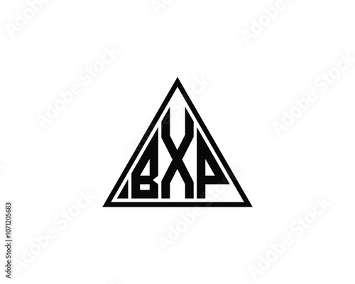 BXP logo design vector template. BXP