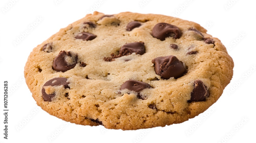 A delicious and inviting cookie, freshly baked with a golden-brown exterior and a soft, chewy interior. The cookie is perfect for anyone looking for a sweet treat, with an irresistible texture A delicious and inviting cookie, freshly baked with a golden-brown exterior and a soft, chewy interior. The cookie is perfect for anyone looking for a sweet treat, with an irresistible texture