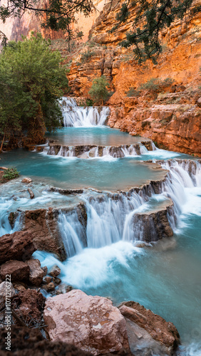 Beaver falls at Havasupai