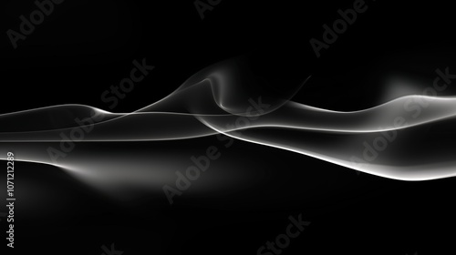 Gradient Light Effect Smoke on Black Background - a mesmerizing and atmospheric visual. The gradient smoke effect adds depth and intrigue to the dark backdrop.