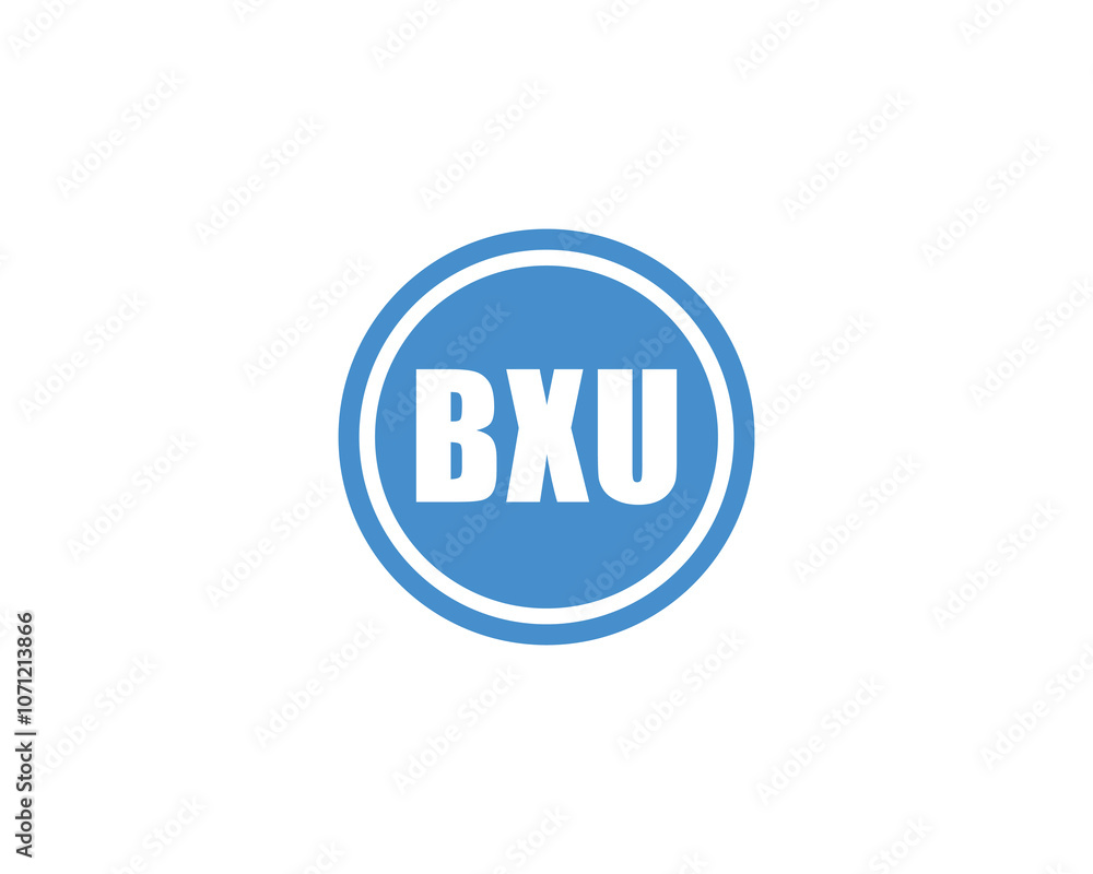 BXU logo design vector template. BXU BXU logo design vector template. BXU