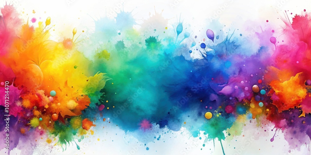 Abstract background with ink watercolor splashes and spreads, abstract, background, ink, watercolor, splashes, spreads, art