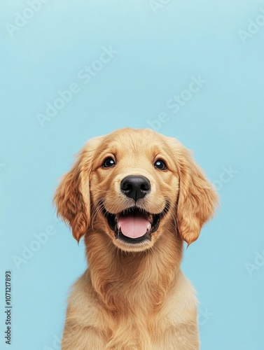 Happy Golden Retriever Puppy