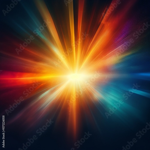 abstract background with rays