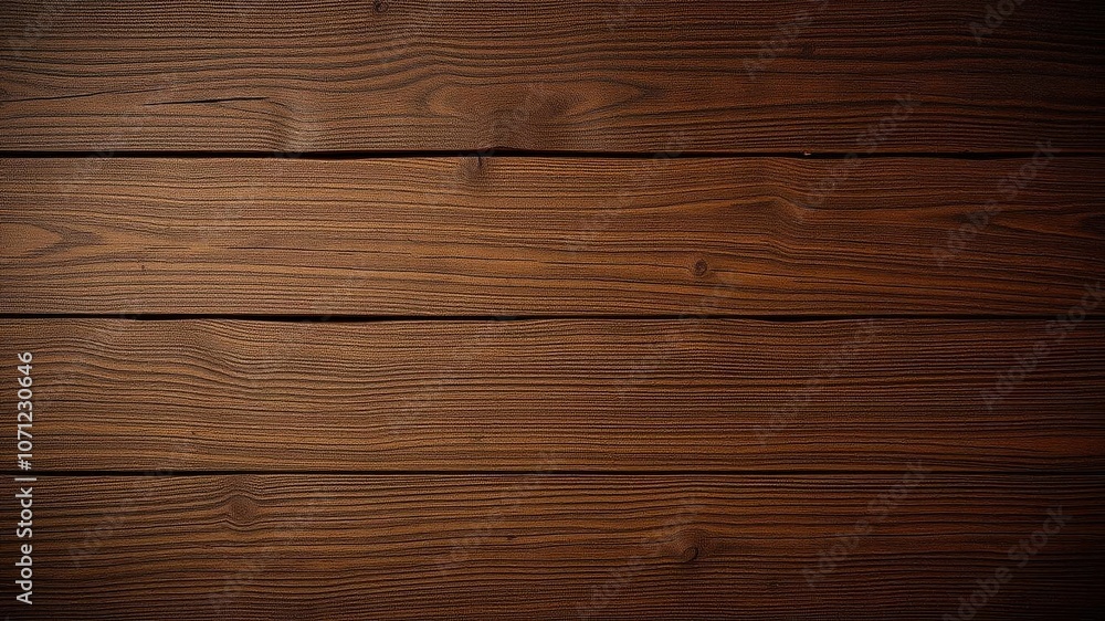 Fototapeta premium Dark wood background with rich texture and warm tones, brown, texture