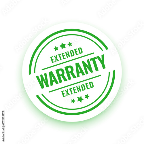 certified extended warranty offer stamp design