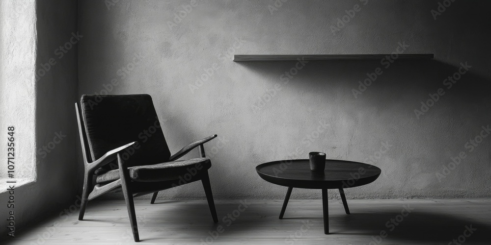 Fototapeta premium Serene Living Room