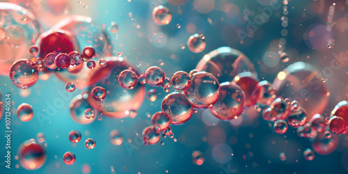 Wallpaper Mural Microscopic View of Biological Cells, Close-Up of Cells Under Microscope Torontodigital.ca