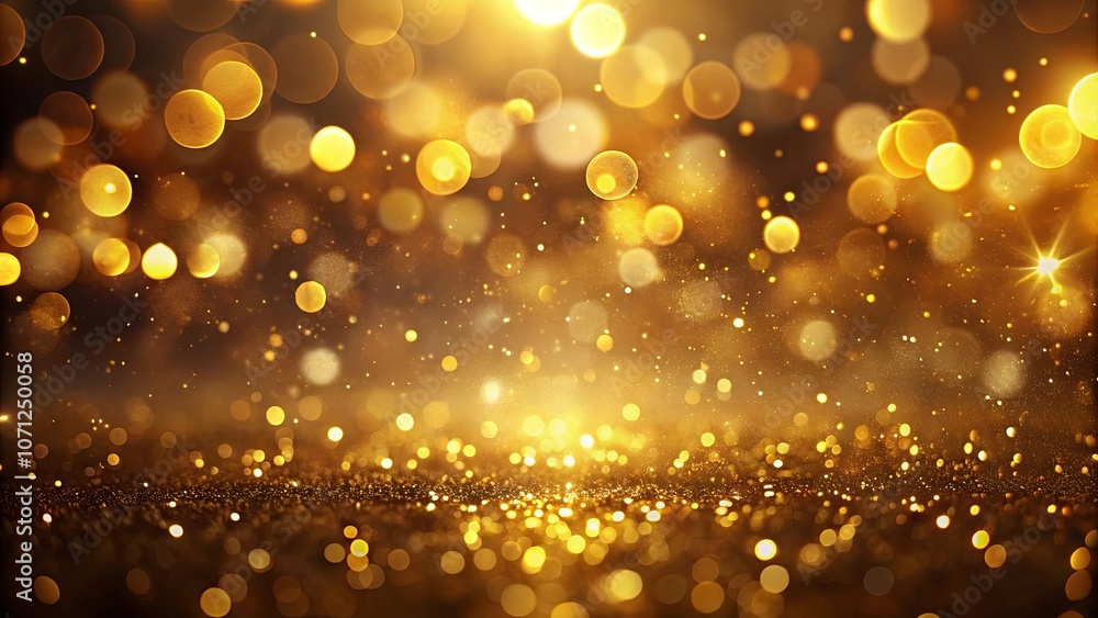 A shimmering expanse of golden glitter and warm bokeh lights, creating a backdrop of celebration and joyous moments. A shimmering expanse of golden glitter and warm bokeh lights, creating a backdrop of celebration and joyous moments.