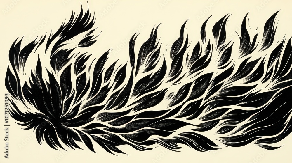 Phoenix Rising from Fiery Flames with Vibrant Feathers Phoenix Rising from Fiery Flames with Vibrant Feathers