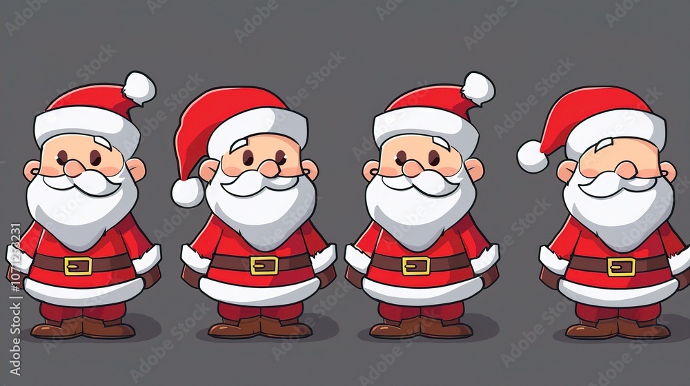 Charming Hand Drawn Cartoon Santa Claus - Bringing the Jolly, Festive, and Whimsical Spirit of Christmas to Life Charming Hand Drawn Cartoon Santa Claus - Bringing the Jolly, Festive, and Whimsical Spirit of Christmas to Life