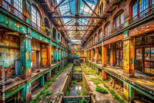 Urban Exploration Photography: Capturing Intricate Patterns in Abandoned Structures and Industrial Sites for Unique Visual Narratives and Artful Composition