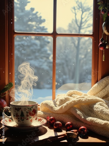 morning coffee in the morning
