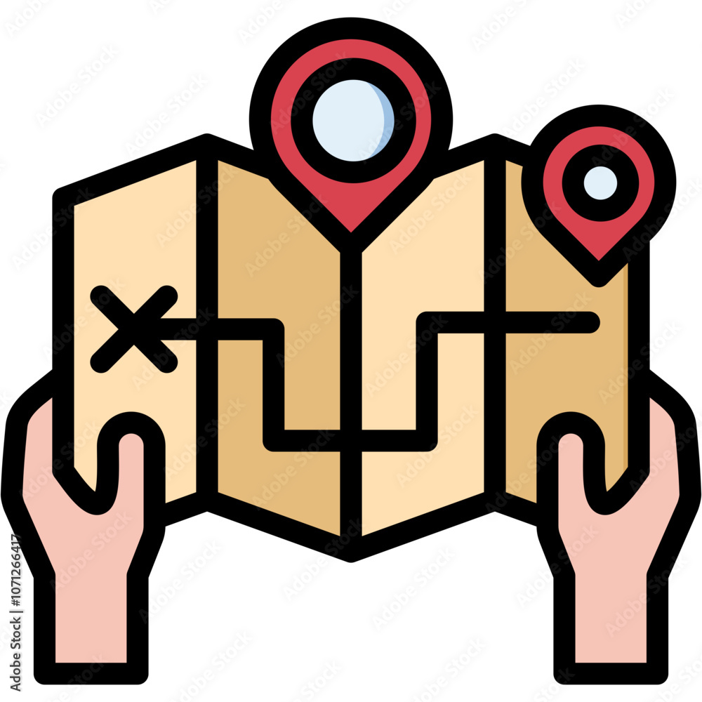Adventure Map Icon Adventure Map Icon
