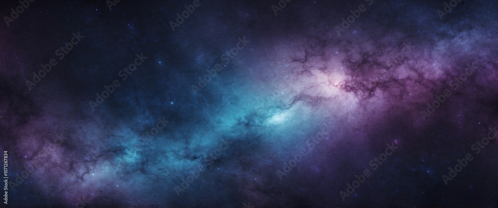 Obraz premium blue and purple galaxy wallpaper