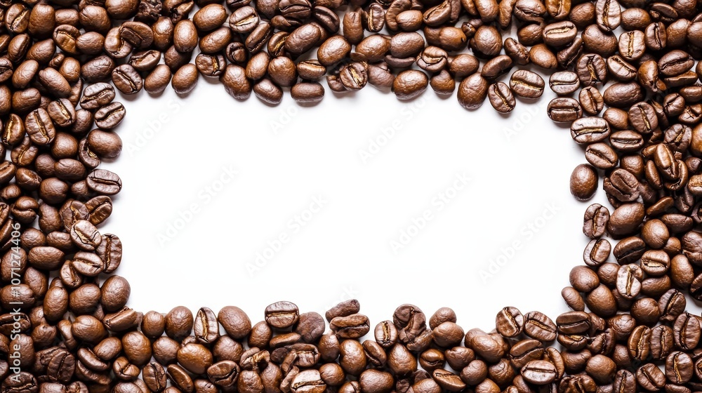 Coffee beans frame Coffee beans frame