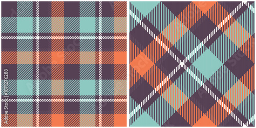 Scottish Tartan Seamless Pattern. Traditional Scottish Checkered Background. Template for Design Ornament. Seamless Fabric Texture.