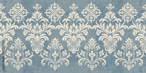 Abstract Paisley Traditional Scribble Style Hand Drawn Ikat Seamless Vector Pattern Trendy Fashion Colors Perfect for Allover Fabric Print or Wall Paper Damask Ethnic Concept Bright Orange White Tones