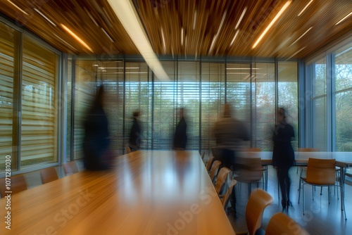                                                                               Dynamic Business Lounge with Motion Blur Effect