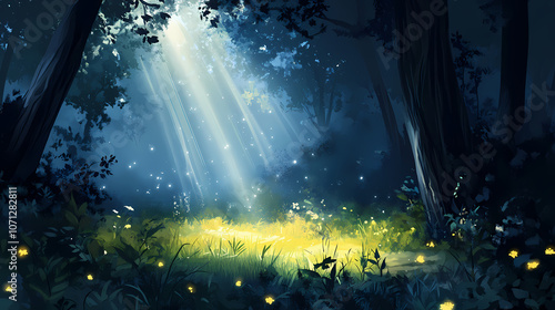 Wallpaper Mural Png light beam backgrounds nature night. Glowing. Illustration Torontodigital.ca