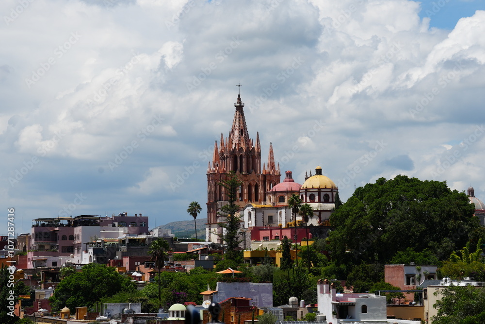Fototapeta premium Parroquia San Miguel de Allende, México