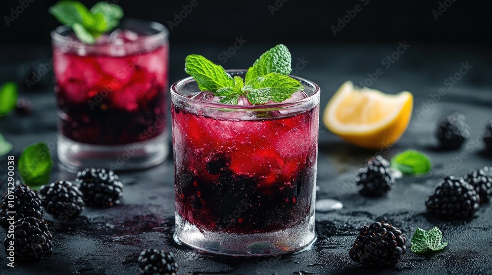 Refreshing Blackberry Lemonade with Mint Refreshing Blackberry Lemonade with Mint