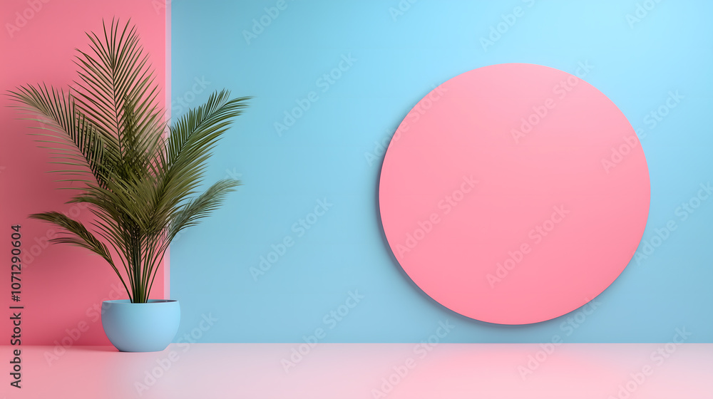 Blue and Pink Minimalist Background
Blue and Pink Minimalist Background