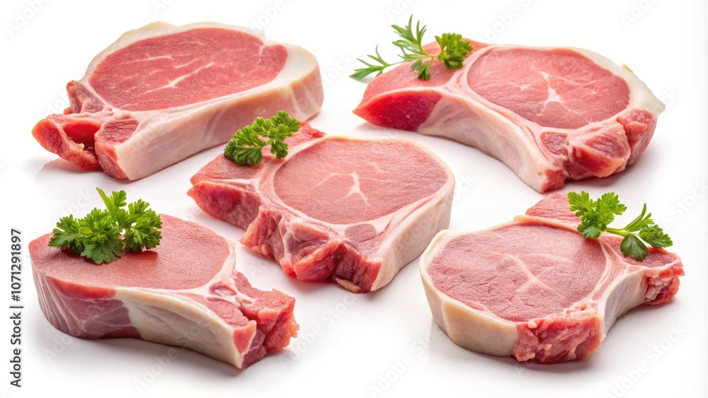 Raw Pork Chop PNG Collection - Isolated on Transparent Background for Seamless Design and Culinary Use, High-Quality, Vivid Colors, Ideal for Food Photography, Recipe Illustrations, and Graphics Raw Pork Chop PNG Collection - Isolated on Transparent Background for Seamless Design and Culinary Use, High-Quality, Vivid Colors, Ideal for Food Photography, Recipe Illustrations, and Graphics
