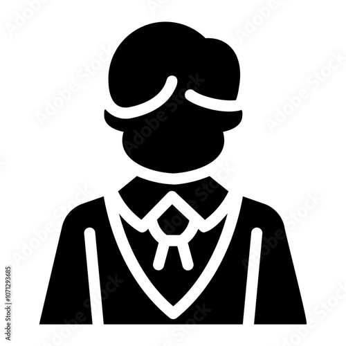 male reporter Solid icon