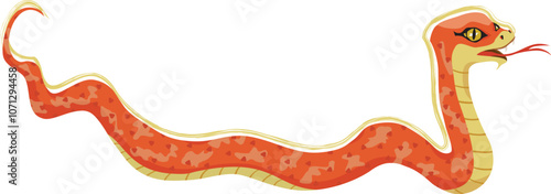 巳年の蛇のイラスト