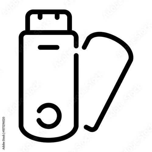 pen drive Line Icon