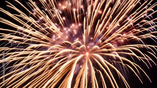 Brilliant Firework Explosion Captured in Stunning Detail