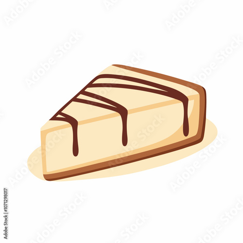 Cheesecake New York Vector illustration (9)